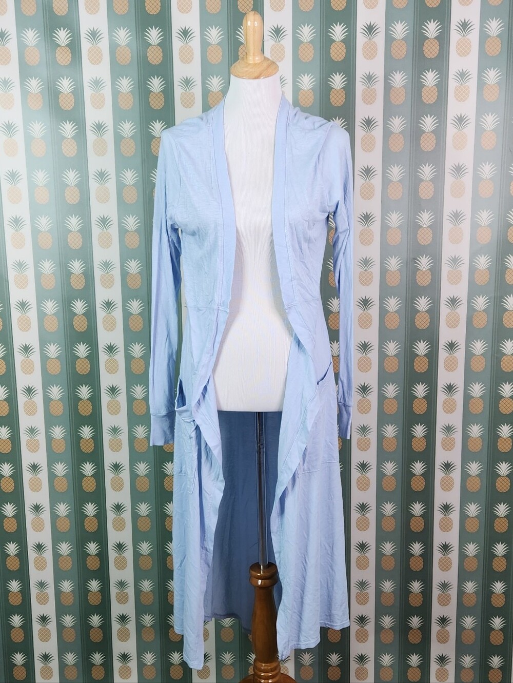 LAMade Light Blue Long Duster Cardigan